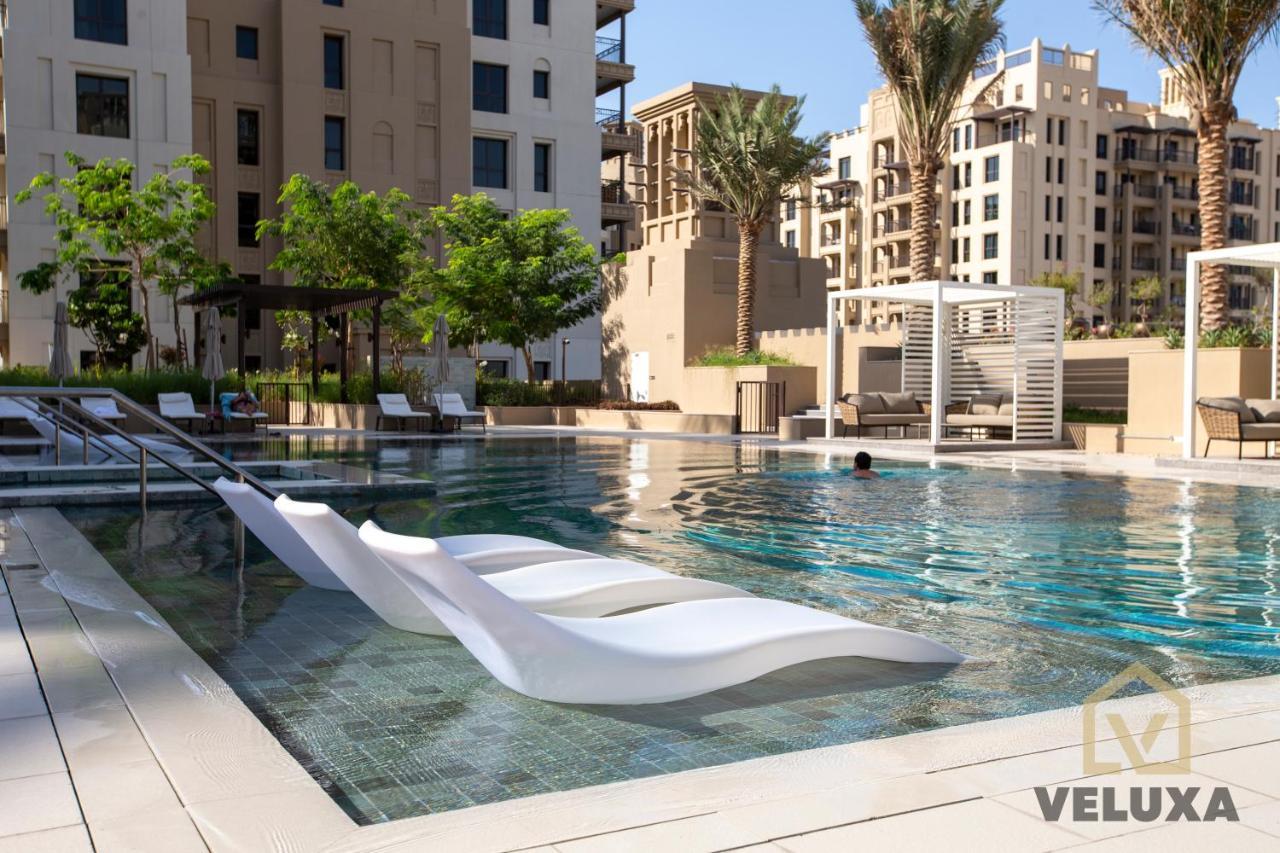 Veluxa - Luxury And Bright 1 Bedroom Apartment, Burj View! Dubai Luaran gambar
